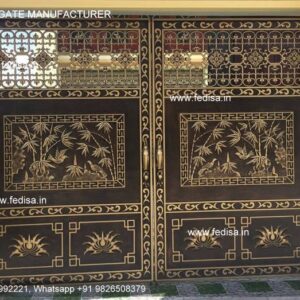 Front Gate Designs For Houses Lohe Ki Fatak Ki Design Wood Gate Frame Design Boundary Wall Door Design