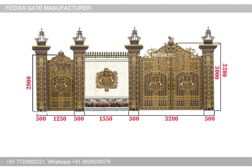Steel Gate Design With Price Front Iron Grill Design Full Steel Gate
