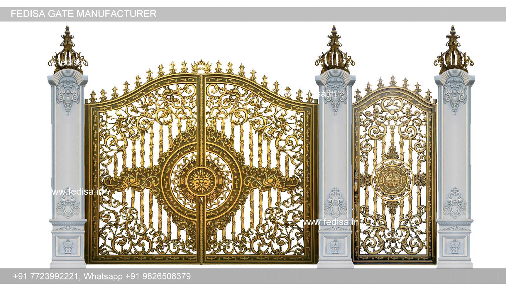 Modern Gate Design Stainless Steel Main Gate Price Stainless Steel