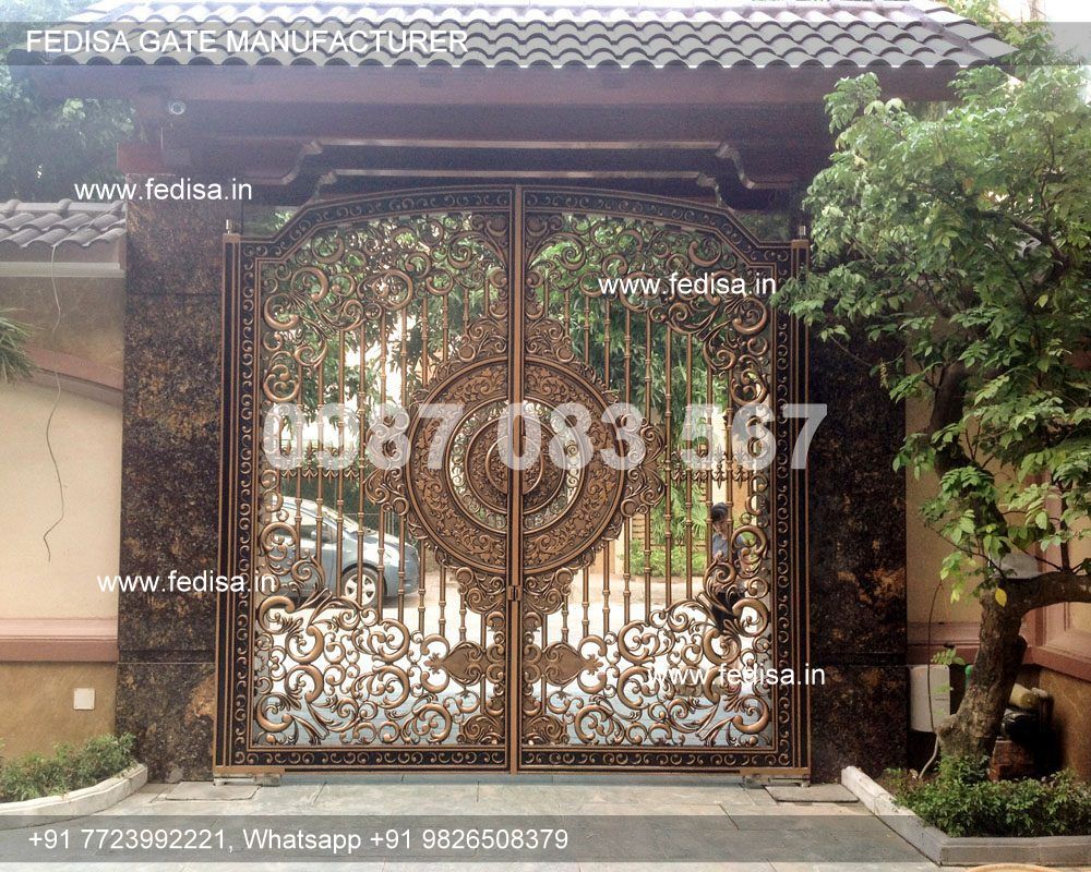 Ss Gate Design Stainless Steel Gate Design Boundary Wall Design With Gate Modern Steel Gate Design