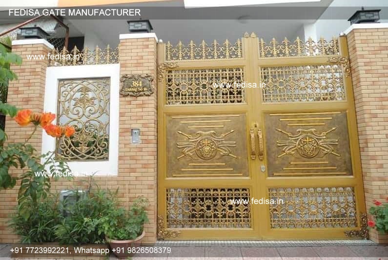Home Main Gate Design Folding Gate Design For House Modern Fence Gate Design Sliding Grill Gate