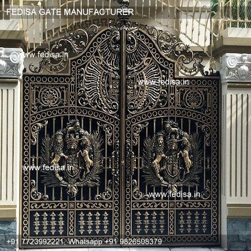 Gate Ka Design Gate Design Loha Boundary Wall Sliding Gate Design Loha