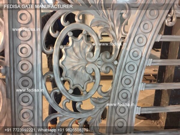 Simple Steel Gate Design Aluminium Sheet Gate Design Folding Gate For House Metal Main Gate Design