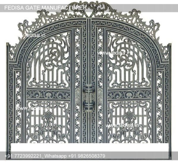 Modern Gate Design Gate Pillar Top Design Steel Gate Single Palla Elegant Gate Design