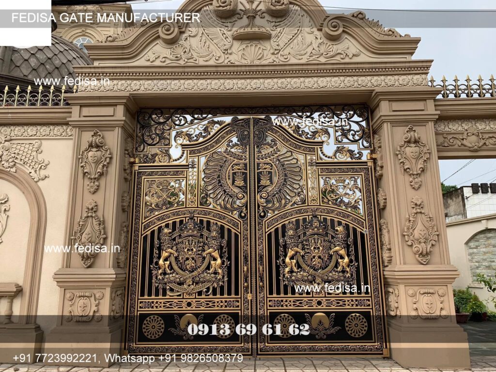 Loha Grill Gate Big Main Gate Design Channel Gate New Design 9 Feet ...