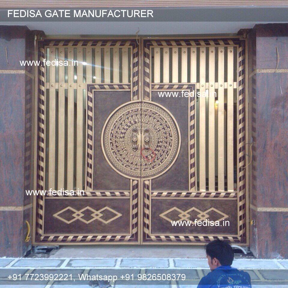 Compound Gate Gate Boundary Wall Design Louver Gate Design Main Gate Design 5 Feet