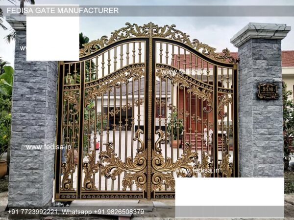 Steel Gate Design With Price Moving Gate Design Main Gate Boundary Design Single Door Iron Gate Price