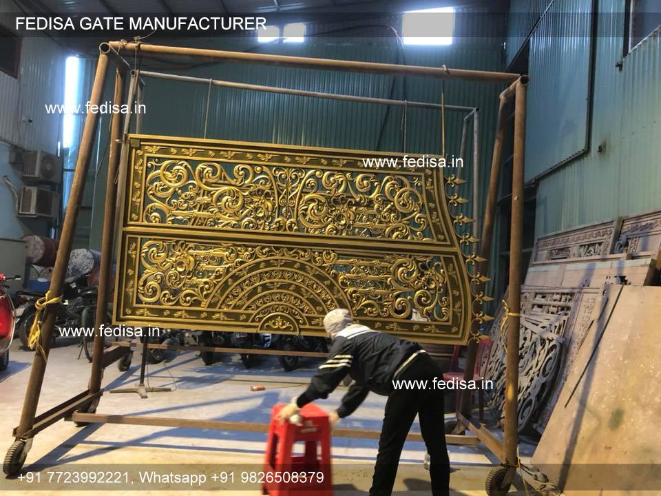 Compound Gate Design Two Door Gate Design Iron And Steel Gate Design Sliding Gates For House