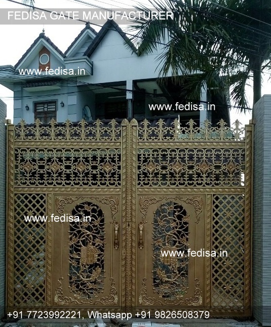 Steel Ka Gate Ordinary Gate Design Pillar Design Gate Front Design Gate