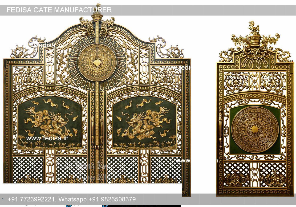 Iron Gate Design For Home Front Gate Sliding Design Iron Gate Design 4 Feet Gate Design With Boundary Wall