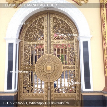 Steel Gate Design For Home Gate Design In Front Of House Home Design Main Gate Compound Wall With Grill Design