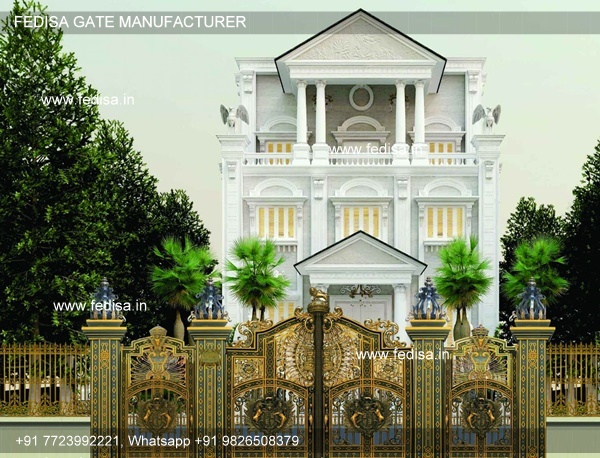Loha Grill Gate Main Gate Single Door Iron Gate Design Fancy Farm Gates Latest Stainless Steel Gate Design