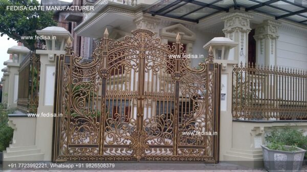 Boundary Wall Design With Gate Parking Gate Design Ss Steel Gate Design Simple Gate Design For Home