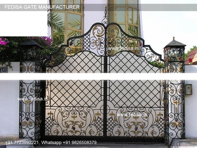 Main Gate Design 2022 With Price Round Gate Design Angle Bar Gate Design Iron Pipe Gate Design