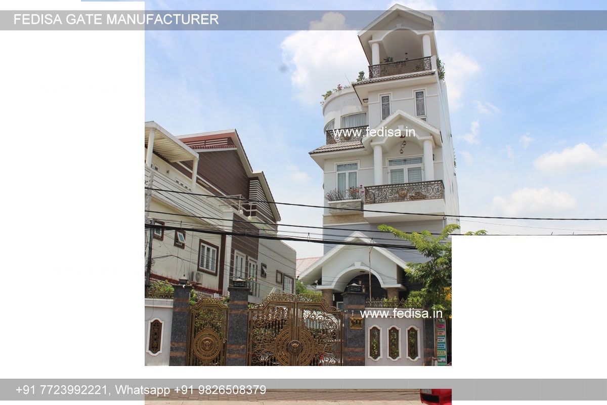 Simple Gate Design Laser Cutting Compound Gate Steel Ke Gate Ka Design Channel Gate Colour