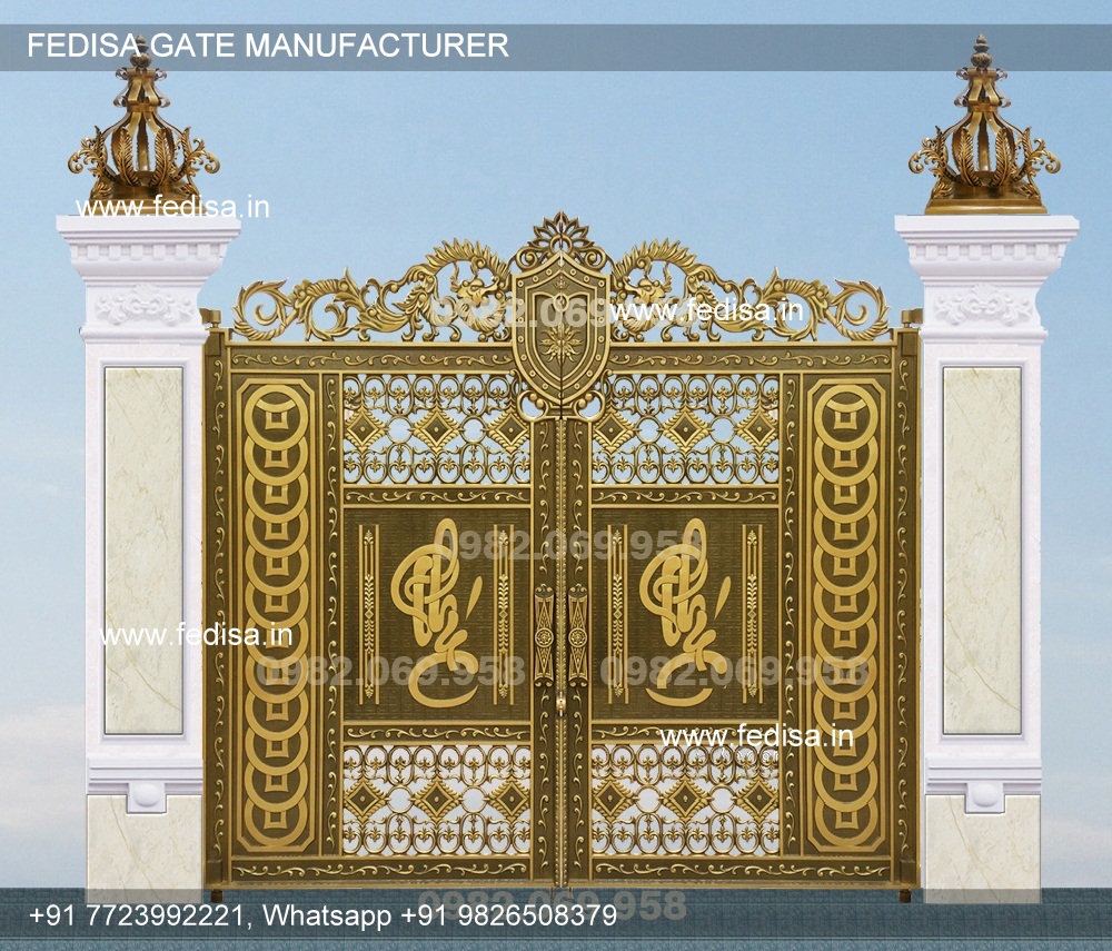 Entry Gate Design Sliding Iron Gate Design For House Steel Plate Gate Design Steel Railing Gate Design