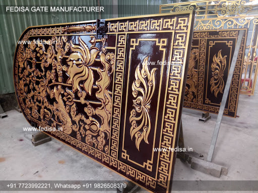 Steel Gate Design For Home Door Gate Colour Gate Design Main Gate Main Gate Laser Cutting Design