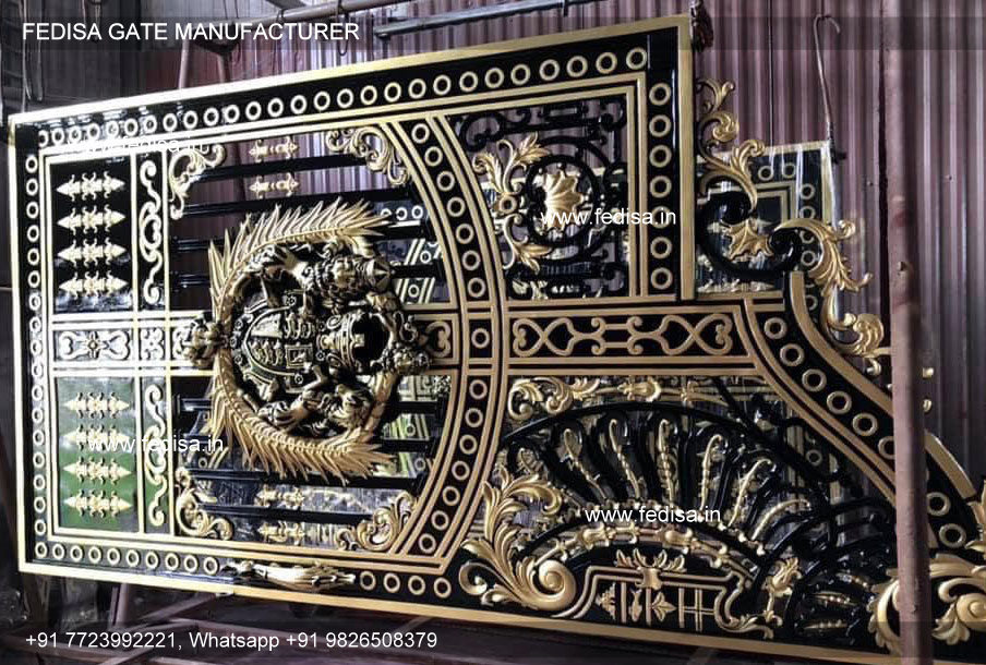 Main Gate Design 2098 Metal Grill Gate Ss Collapsible Gate Gate Boundary Wall Design