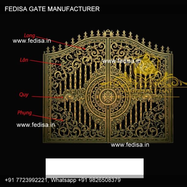 Steel Ka Gate Laser Cutting Gate Design Price Outside Gate Wall Design Rod Gate Design