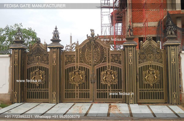 Simple Gate Design New Fancy Gate Gate Loha Design Two Door Gate Design
