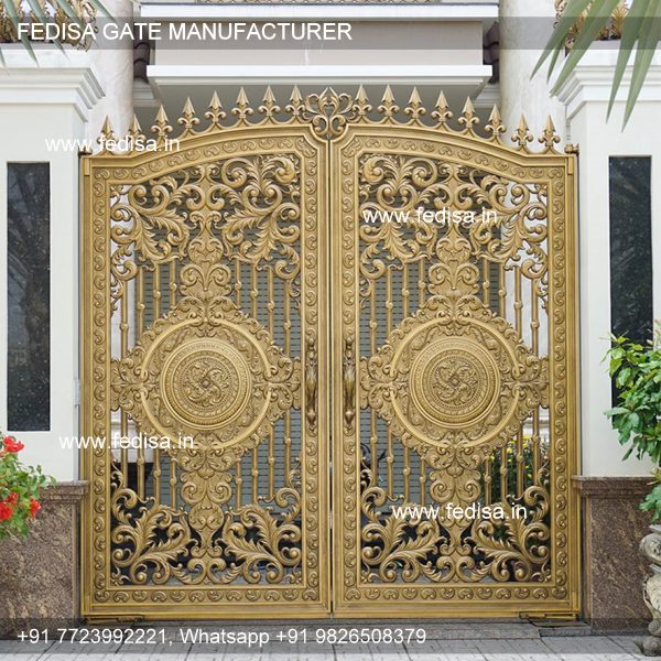 Steel Gate Design With Price Ghar Ka Main Gate Ka Design Fence Wall