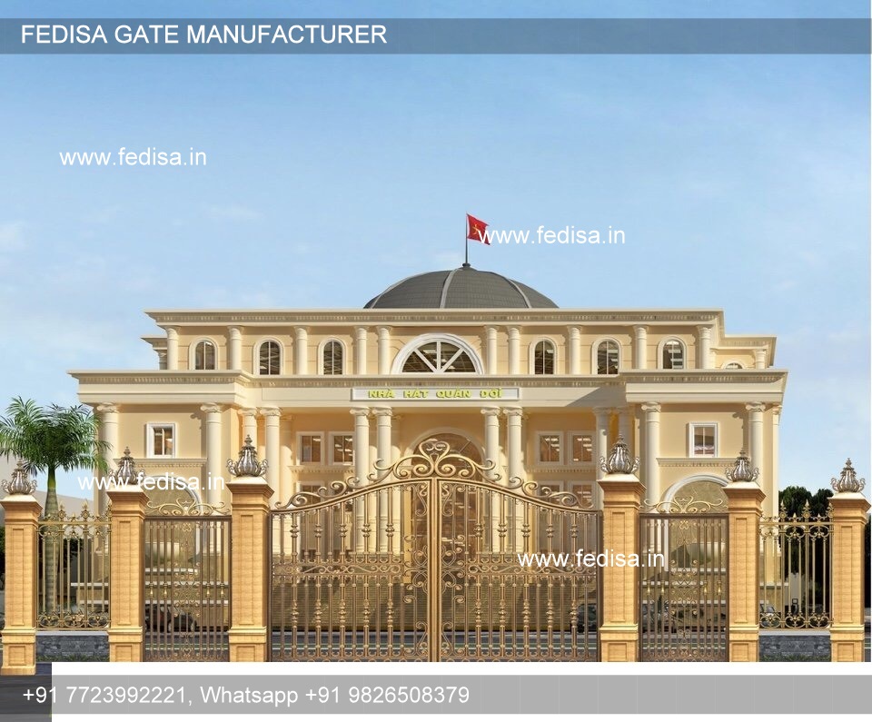 Steel Gate Design Fancy Wrought Iron Gates Gate Design 10 Feet Main Gate Design Laser Cutting