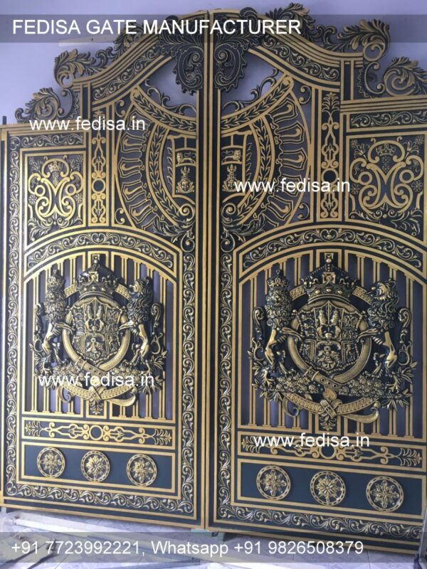 Gate Wall Design Gate Design With Boundary Wall Gate Sliding Door Design Latest Grill Gate Design