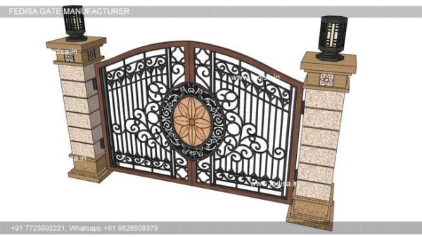 Pipe Gate Design Front Gate Design In Steel Main Gate Design Pinterest Modern Boundary Gate Design