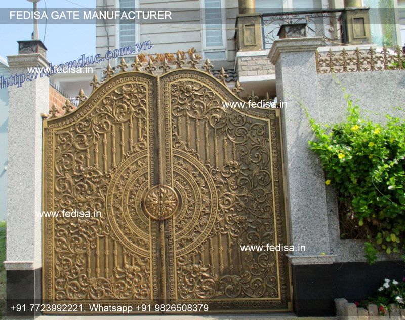 Boundary Wall Design With Gate Beautiful Steel Gate Design Entrance Grill Design Upper Gate Design