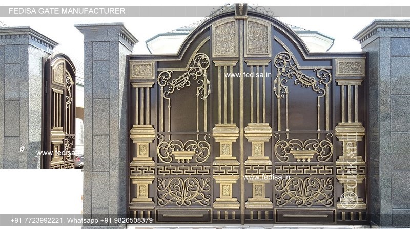 Sliding Gate Design Lohe Ka Gate Price Channel Gate Design Wrought Iron ...