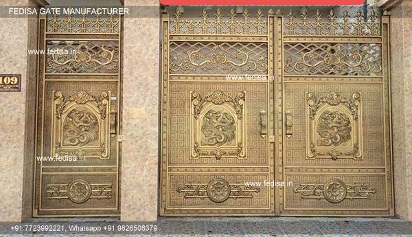 Single Gate Design Contemporary Gate Design Lohe Ke Gate Ka Design Pinterest Gate Design