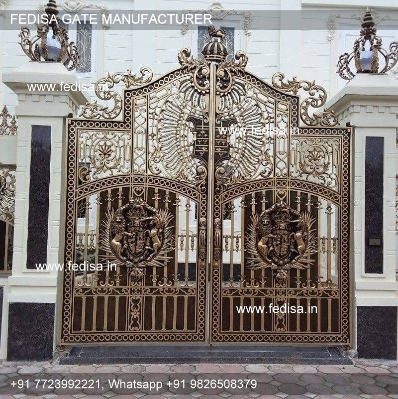 Wooden Gate Design Iron Railing Design For Boundary Wall Boundary Wall Iron Grill Design Latest Iron Gate Design