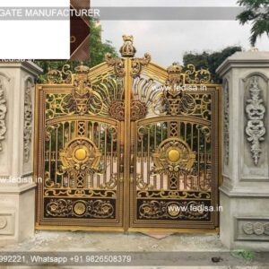 Iron Gate Design For House Fancy Gate Grill Brick And Wrought Iron Fence Designs Makan Ka Get Dijain