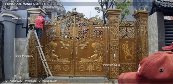Single Gate Design Gate Design Wala Best Sliding Gate Design Iron Channel Gate Design