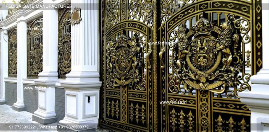 Modern Gate Design 2119 Grill Gate Design Home One Side Gate Design Loha Main Gate Design