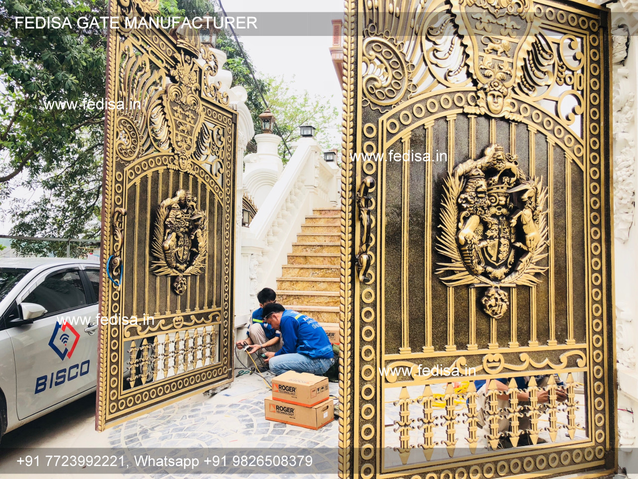 Front Gate Design Single Palla Gate Design Square Pipe Gate Simple Design Fancy Iron Gate