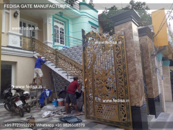 Ss Gate Modern Sliding Gate Stainless Steel Fence Design Modern Wrought Iron Fence