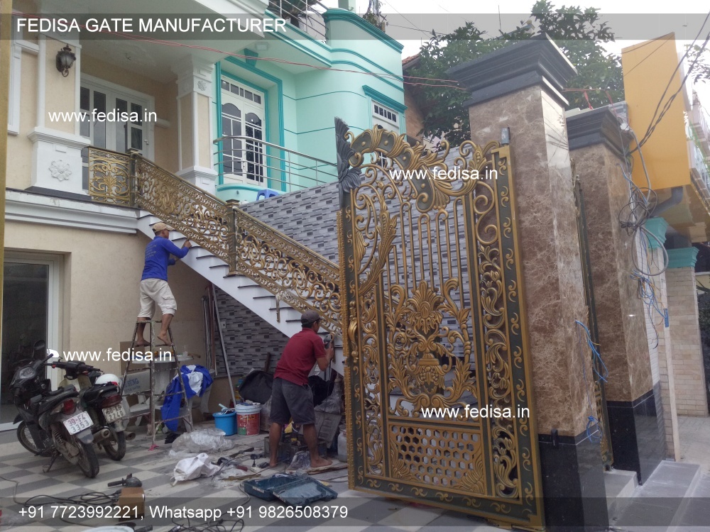 Ss Gate Modern Sliding Gate Stainless Steel Fence Design Modern Wrought Iron Fence