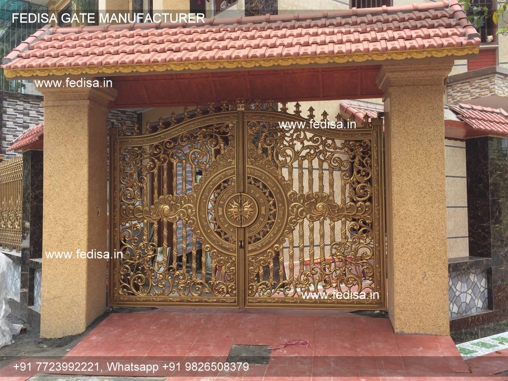 Boundary Wall Design With Gate Best House Gate Design Gate Design Square Tube Ss Ka Gate