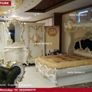 Room Decoration Design Crib And Dresser Set White Dressing Table With Drawers Modern Classic Bedroom Interior Design