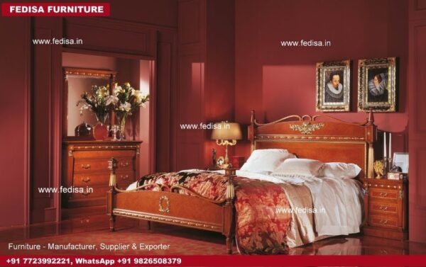 King Size Bed Cozy Room Design Double Bed Furniture Modern Boho Bedroom