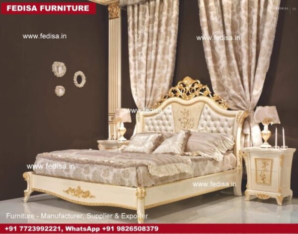 Room Design Cozy Bedroom Interior Double Cot Bed 6x105 Modern Classic Interior Design Bedroom