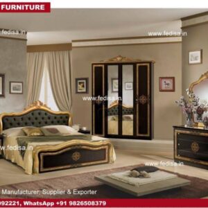 Room Painting Design Cozy Bedroom Interior Double Floor Bed Modern Classic Interior Design Bedroom