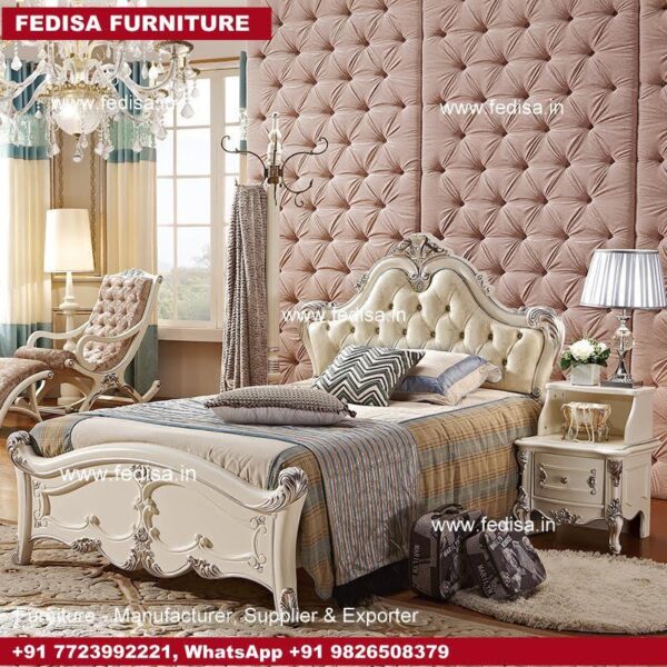 Futon Bed Cozy Bedroom Interior Single Size Bed Modern Classic Interior Design Bedroom