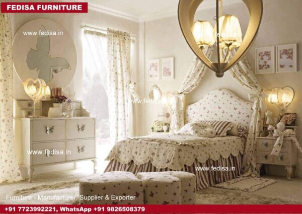 Makeup Vanity Cozy Room Design Wall Mounted Bed Modern Boho Bedroom