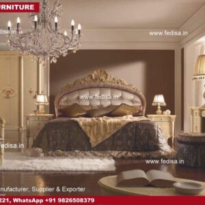Modern King Size Bed Crib And Dresser Set Wooden Single Bed Modern Classic Bedroom Interior Design