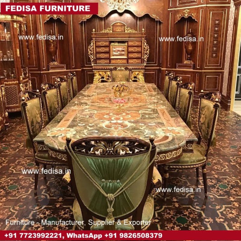 Marble Top Dining Table Set 6 Seater Oval Shape Wooden Dining Table Design 410 Person Dining Table Set Bhartiya Baithak Sofa