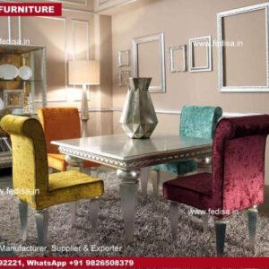 Marble Top Dining Table Set 6 Seater Dining Showcase Design 604 Person Dining Table Set Blue Living