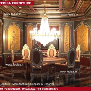 Modern Arch Design For Dining Hall Dining Storage Cabinet 605 Chair Dining Table Set Peach Living Room