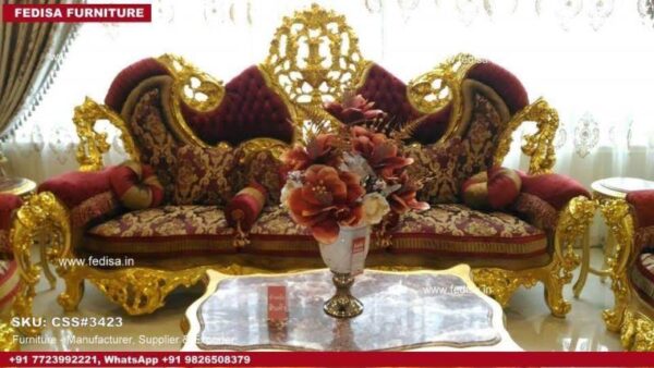 Maharaja Style Sofa L Sectional Sofa Cane Furniture Sofa Set Godrej Sofa L Shape